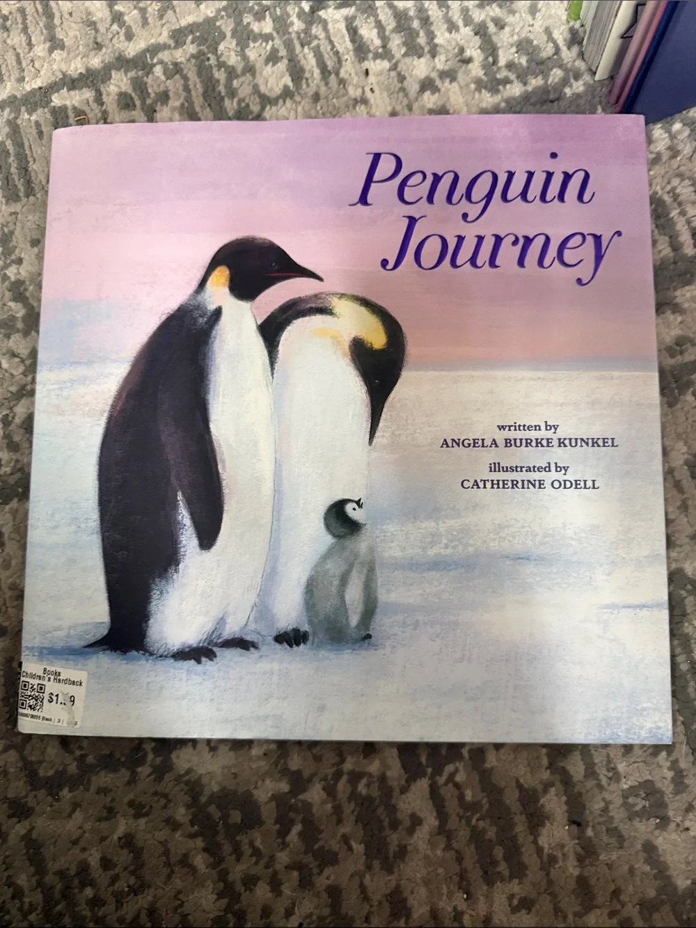 Scholastic Penguin Journey Picture Book - Pink and White Cover